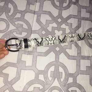 Snakeskin belt
